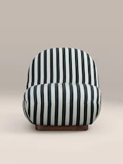 Cult Furniture Striped Erin Striped Fabric Armchair - Image 4 of 6