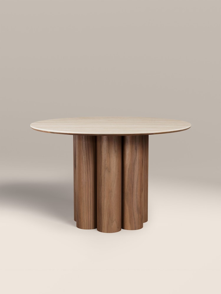 Cult Furniture Natural Noelle 4 Seater Wooden Dining Table - Image 2 of 5