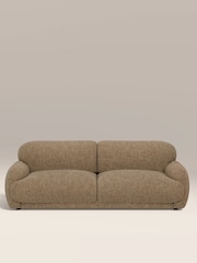Cult Furniture Speckled Cappuccino Boucle Cloud 3 Seat Sofa - Image 2 of 8