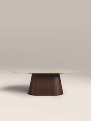 Cult Furniture Natural Oxborough Oval Stone Coffee Table - Image 2 of 6