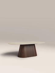 Cult Furniture Natural Oxborough Oval Stone Coffee Table - Image 4 of 6