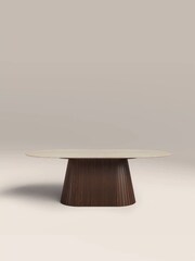 Cult Furniture Natural Oxborough 6 Seater Stone Dining Table - Image 2 of 6