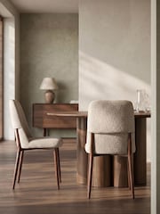 Cult Furniture Set of 2 Speckled Stone Amari Velvet Dining Chairs - Image 1 of 8