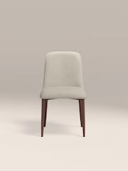 Cult Furniture Set of 2 Speckled Stone Amari Velvet Dining Chairs - Image 4 of 8