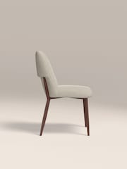 Cult Furniture Set of 2 Speckled Stone Amari Velvet Dining Chairs - Image 5 of 8