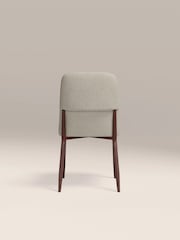 Cult Furniture Set of 2 Speckled Stone Amari Velvet Dining Chairs - Image 7 of 8