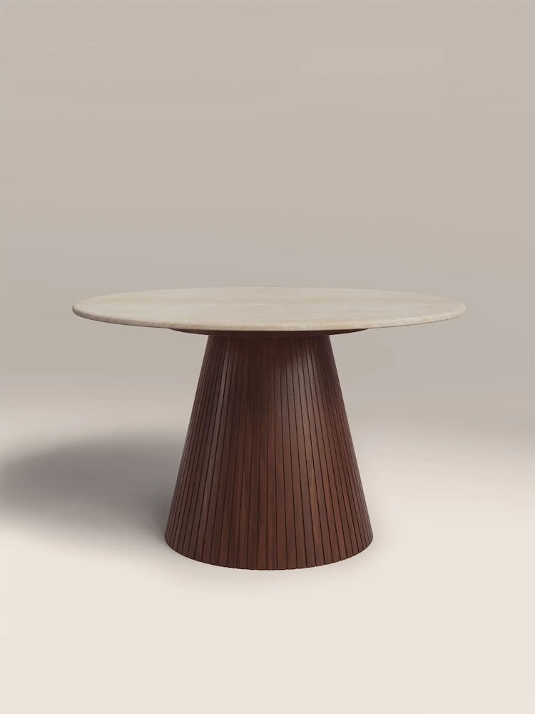 Cult Furniture Natural Oxborough 4 Seater Stone Dining Table - Image 1 of 4