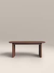 Cult Furniture Walnut Caleb 6-8 Seater Extendable Dining Table - Image 6 of 6