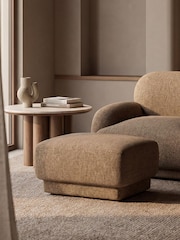 Cult Furniture Speckled Cappuccino Boucle Cloud Ottoman - Image 1 of 5
