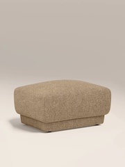 Cult Furniture Speckled Cappuccino Boucle Cloud Ottoman - Image 3 of 5