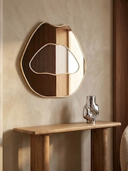 Cult Furniture Gold Naomi Wall Mirror - Image 1 of 3