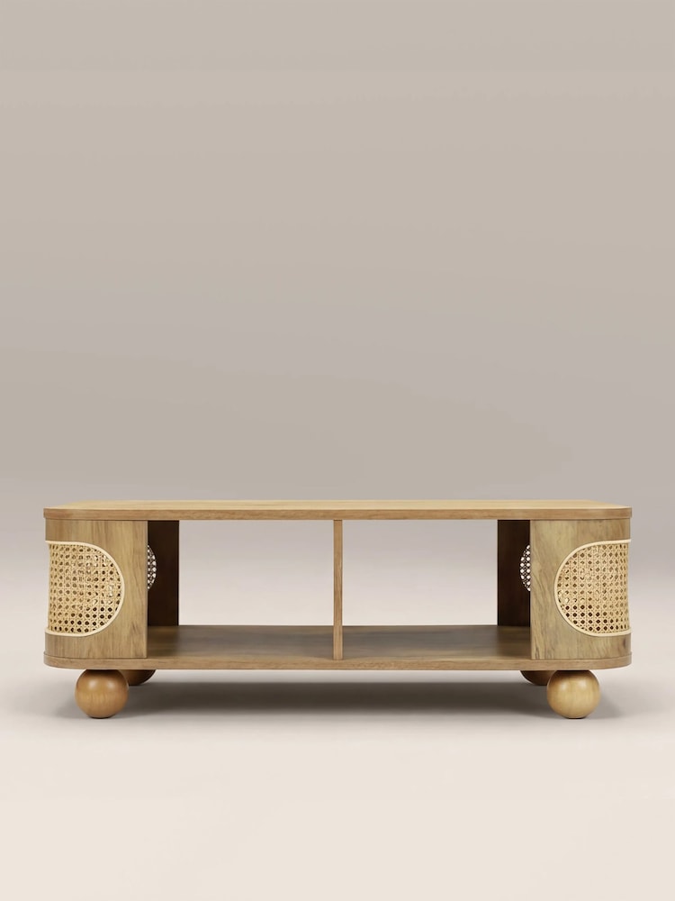 Cult Furniture Oak Effect Una Rectangle Wooden Coffee Table - Image 2 of 6 Cult Furniture Oak Effect Una Rectangle Wooden Coffee Table - Image 2 of 6