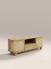 Cult Furniture Oak Una Wooden TV Stand - Image 4 of 6