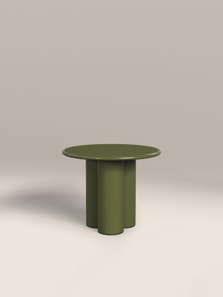 Cult Furniture Olive Green Zoey Round Side Table - Image 2 of 5