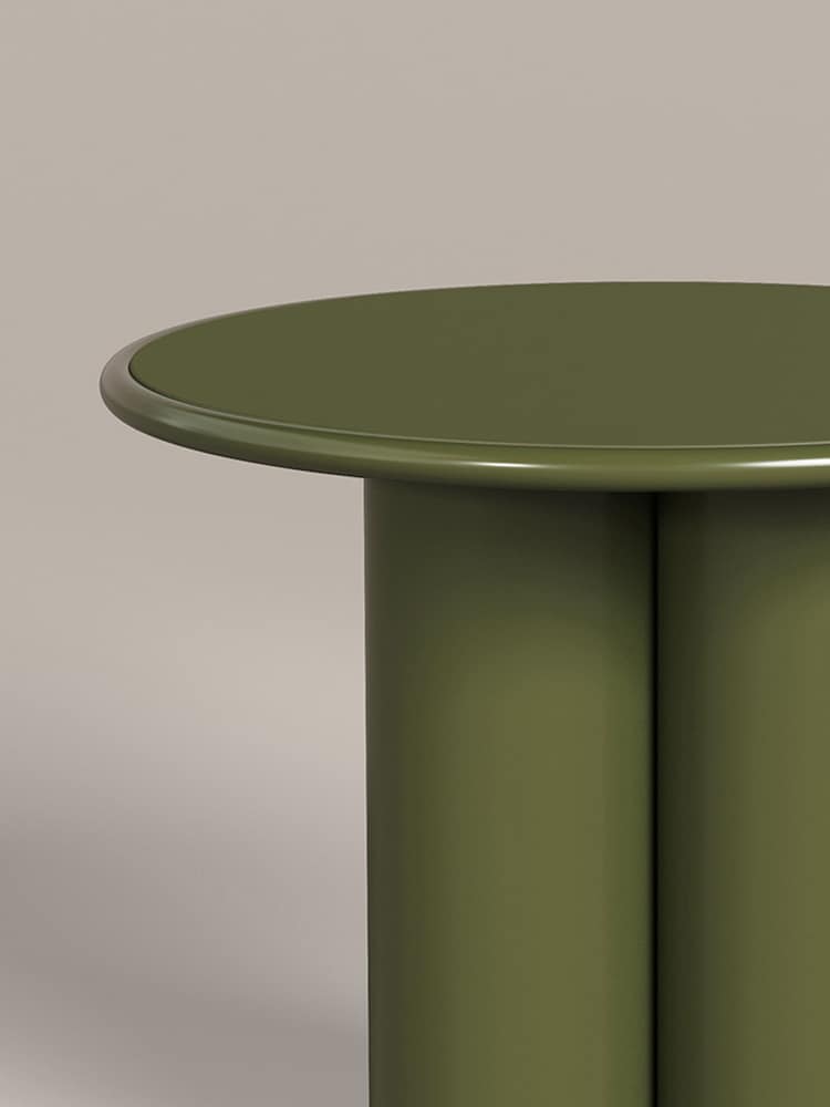 Cult Furniture Olive Green Zoey Round Side Table - Image 5 of 5