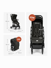 hauck Black Fly N Care Ultra-Compact Pushchair - Image 3 of 6