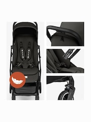 hauck Black Fly N Care Ultra-Compact Pushchair - Image 5 of 6