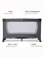 hauck Grey Dream N Play Plus Travel Cot and Playpen In One - Image 2 of 6