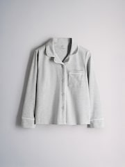 The Set 2 Pack Long Sleeve Viscose Blend Jersey Pyjamas Pink/Grey - Image 2 of 7
