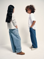 The Set 2 Pack Baggy Fit Jeans Blue Denim - Image 6 of 10