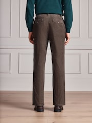 Brown Regular Fit Heritage Corduroy Trousers - Image 3 of 9