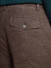 Brown Regular Fit Heritage Corduroy Trousers - Image 4 of 9