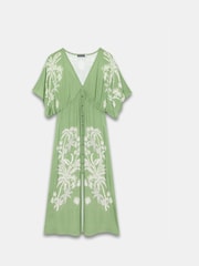Mint Velvet Palm Print Kaftan Dress - Imagen 6 de 7