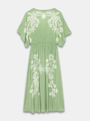 Mint Velvet Palm Print Kaftan Dress - Imagen 7 de 7