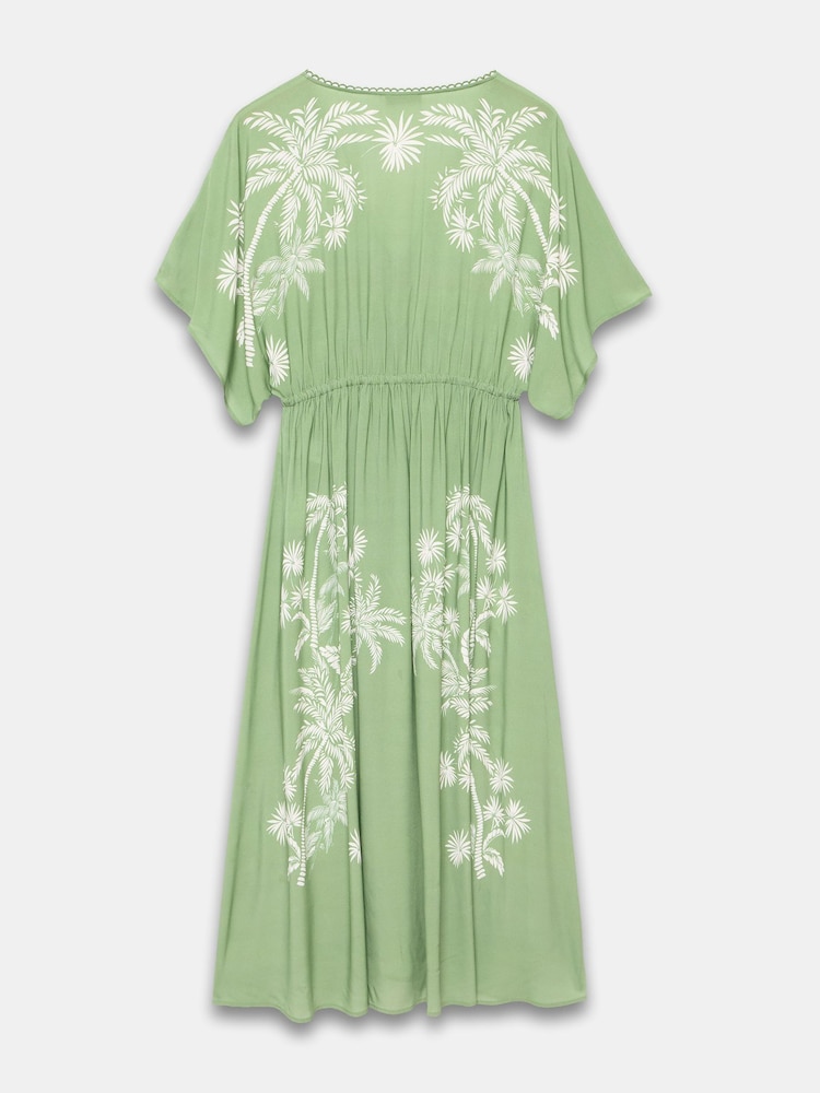 Mint Velvet Palm Print Kaftan Dress - Imagen 7 de 7