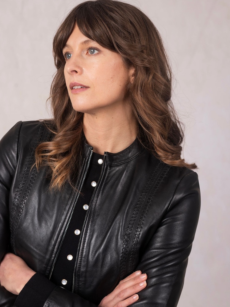 Lakeland Leather Black Annaside Jacket - Image 2 of 5