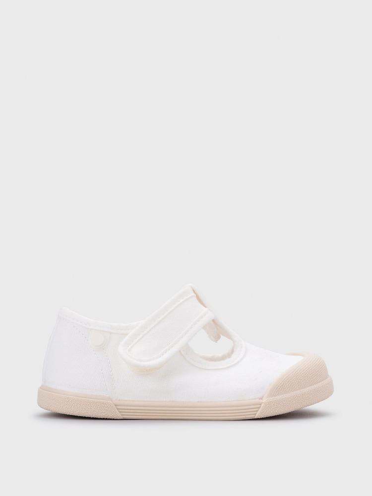 Igor White Lona Pepito Canvas Plimsolls Shoes - Image 2 of 6 Igor White Lona Pepito Canvas Plimsolls Shoes - Image 2 of 6