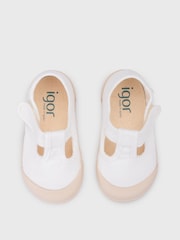 Igor White Lona Pepito Canvas Plimsolls Shoes - Image 3 of 6