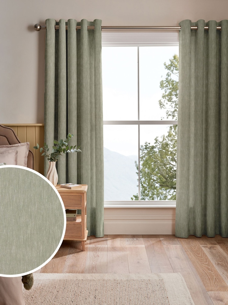 Eucalyptus Abeille Made to Measure Curtain - Image 1 of 9