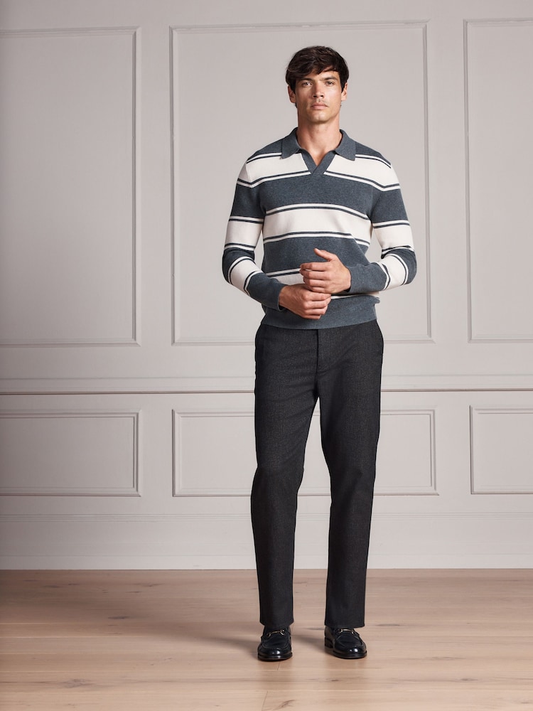 Haki - N. Premium Heritage Chino Trousers - Attēls 1 no 6