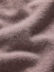The Set 2 Pack High V-Neck Jumpers With Wool Sliver Cloud/Brown Quail/Purple - Image 5 of 5