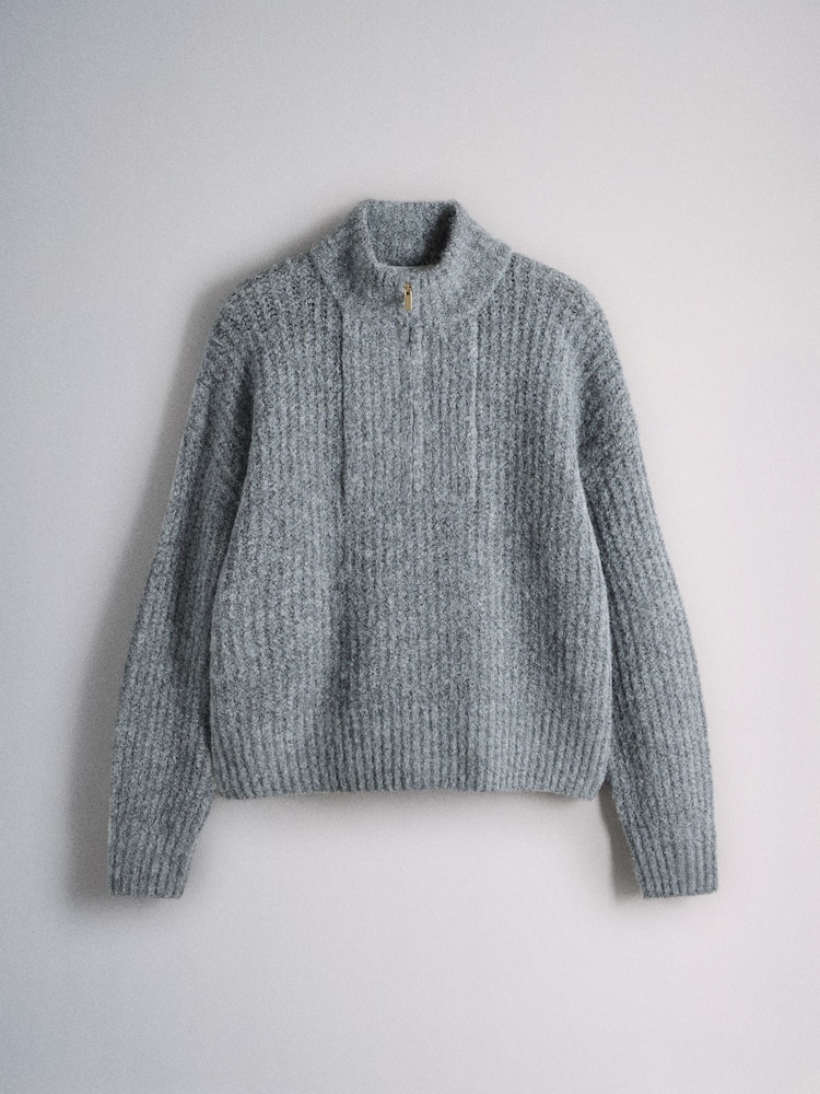 The Set 2 Pack Quarter Zip Jumper With Wool - Image 2 de 11