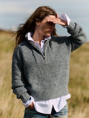The Set 2 Pack Quarter Zip Jumper With Wool - Image 5 de 11