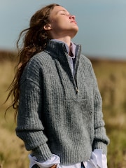 The Set 2 Pack Quarter Zip Jumper With Wool - Image 6 de 11