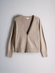 The Set 4 Pack Fine Knitted V-Neck Cardigans Pink/Mauve - Image 4 of 7