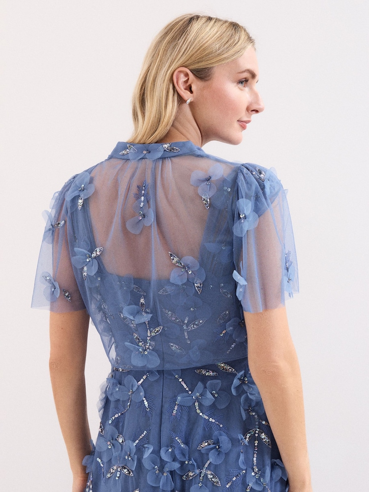 Phase Eight Blue Azera Cover Up Jacket - Image 2 of 6