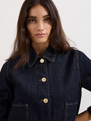 Phase Eight Blue Indira Denim Jacket - Image 4 of 6