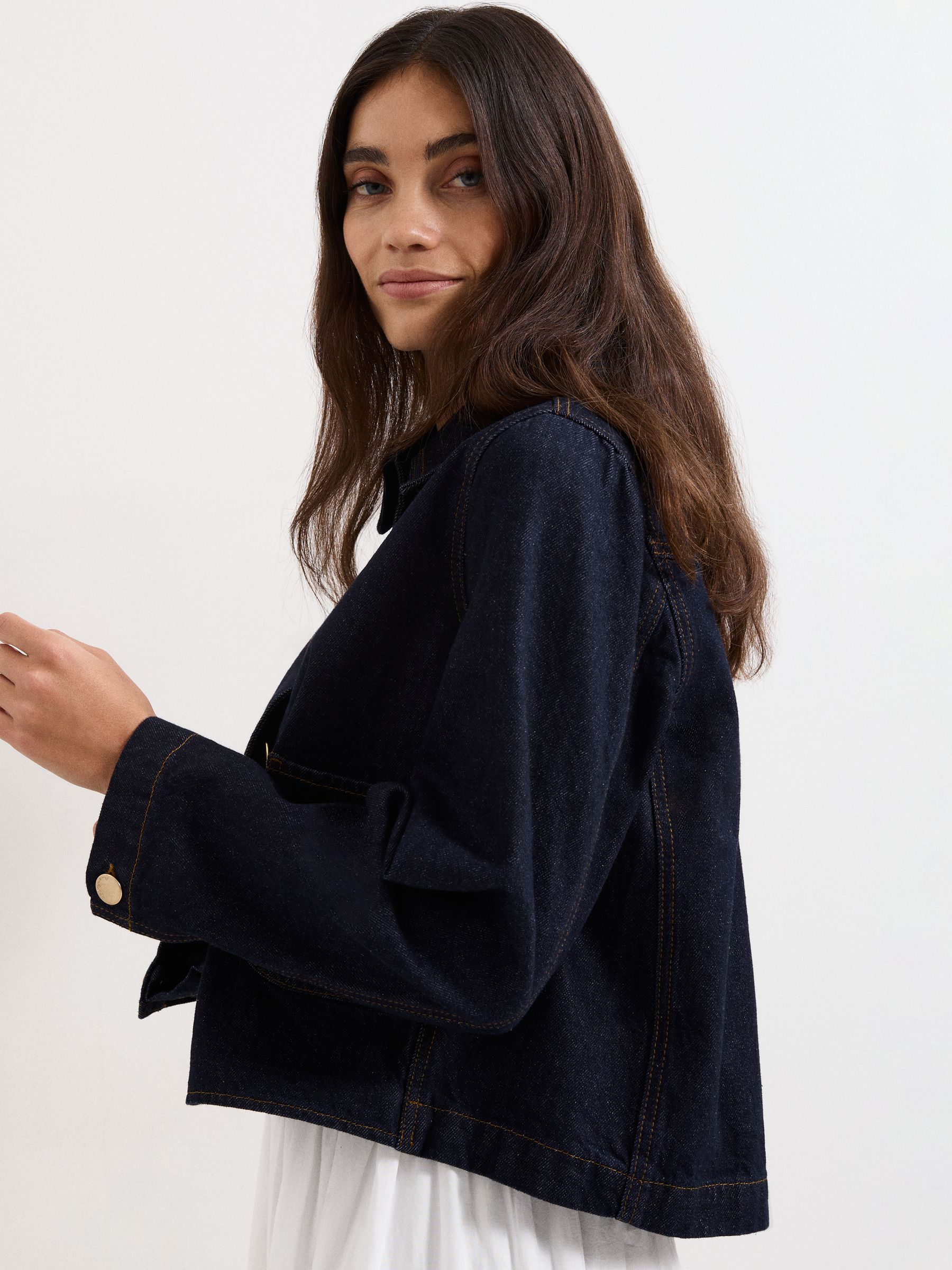 Buy Phase Eight Blue Denim Indira Jacket from the Next UK online shop