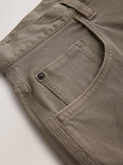 Sand Baggy Fit Five Pocket Cotton Rich Trousers - Image 6 of 8
