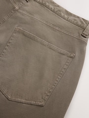 Sand Baggy Fit Five Pocket Cotton Rich Trousers - Image 7 of 8