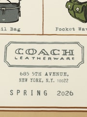 COACH Brown Catalog Printed Silk Bandana Scarf - Image 4 of 4