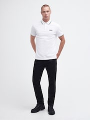 Barbour International White Evan Tipped Polo Shirt - Image 2 of 7
