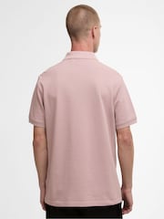 Barbour® International Pink Essential Polo Shirt - Image 3 of 6