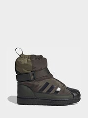 adidas Originals Green Superstar 360 Winterized Boot - Image 1 of 11