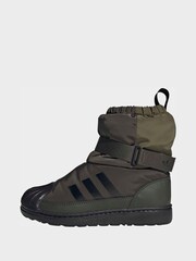 adidas Originals Green Superstar 360 Winterized Boot - Image 2 of 11