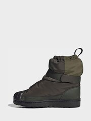 adidas Originals Green Superstar 360 Winterized Boot - Image 3 of 11